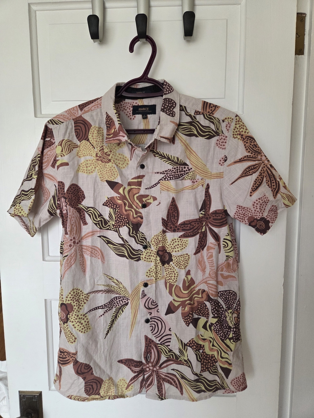 ROARK - Floral Short-Sleeve Button-Down Shirt